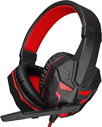 FRISBY  FHP-G1414B Stereo USB+3.5mm Jack Led Aydınlatma Siyah/Kırmızı Gaming Mikrofonlu Kulaklık