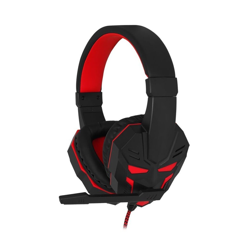 FRISBY  FHP-G1414B Stereo USB+3.5mm Jack Led Aydınlatma Siyah/Kırmızı Gaming Mikrofonlu Kulaklık-91196