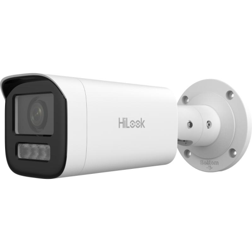 HILOOK HILOOK IPC-B640HA-LZU, 4Mpix, 2,8-12mm  Motorize Lens, H265+, Dual Light, 50Mt Gece Görüşü, Dahili Mikrofon, PoE, IP67, IK10, Bullet, IP Kamera