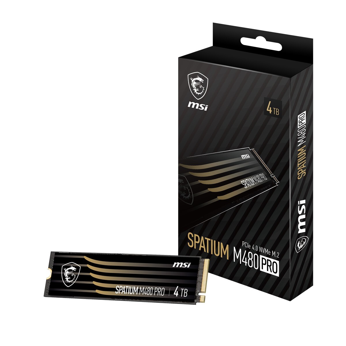 MSI  SSD SPATIUM M480 PRO PCIE 4.0 NVME M.2 4TB