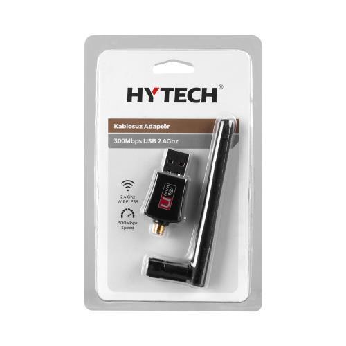 HYTECH  HY-310N, 300Mbp, 2.4Ghz, 2dBi Harici Anten, USB2.0, WIRELESS ETHERNET