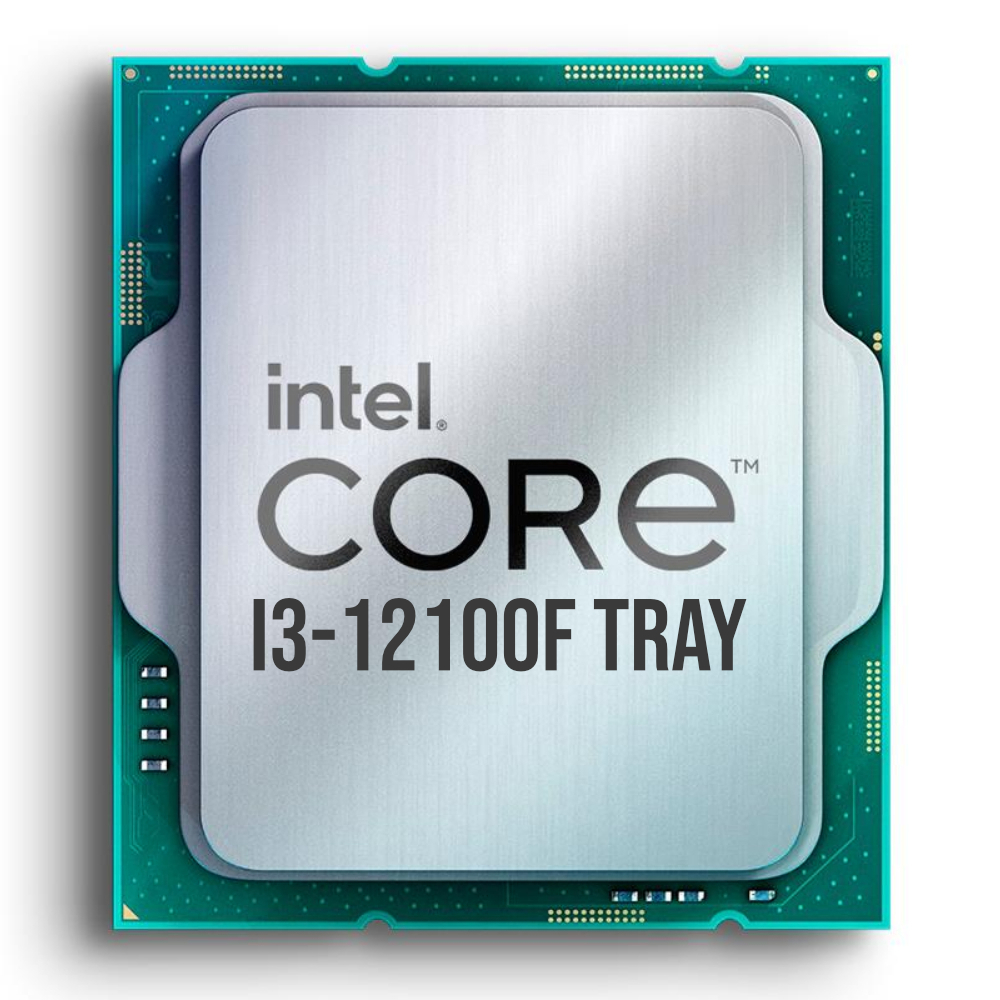 INTEL CM8071504651013 Alder Lake i3-12100F 3.30-4.30GHz 12MB 128GB-DDR4/DDR5 600/700 Serisi Chipset LGA1700pin (TRAY)