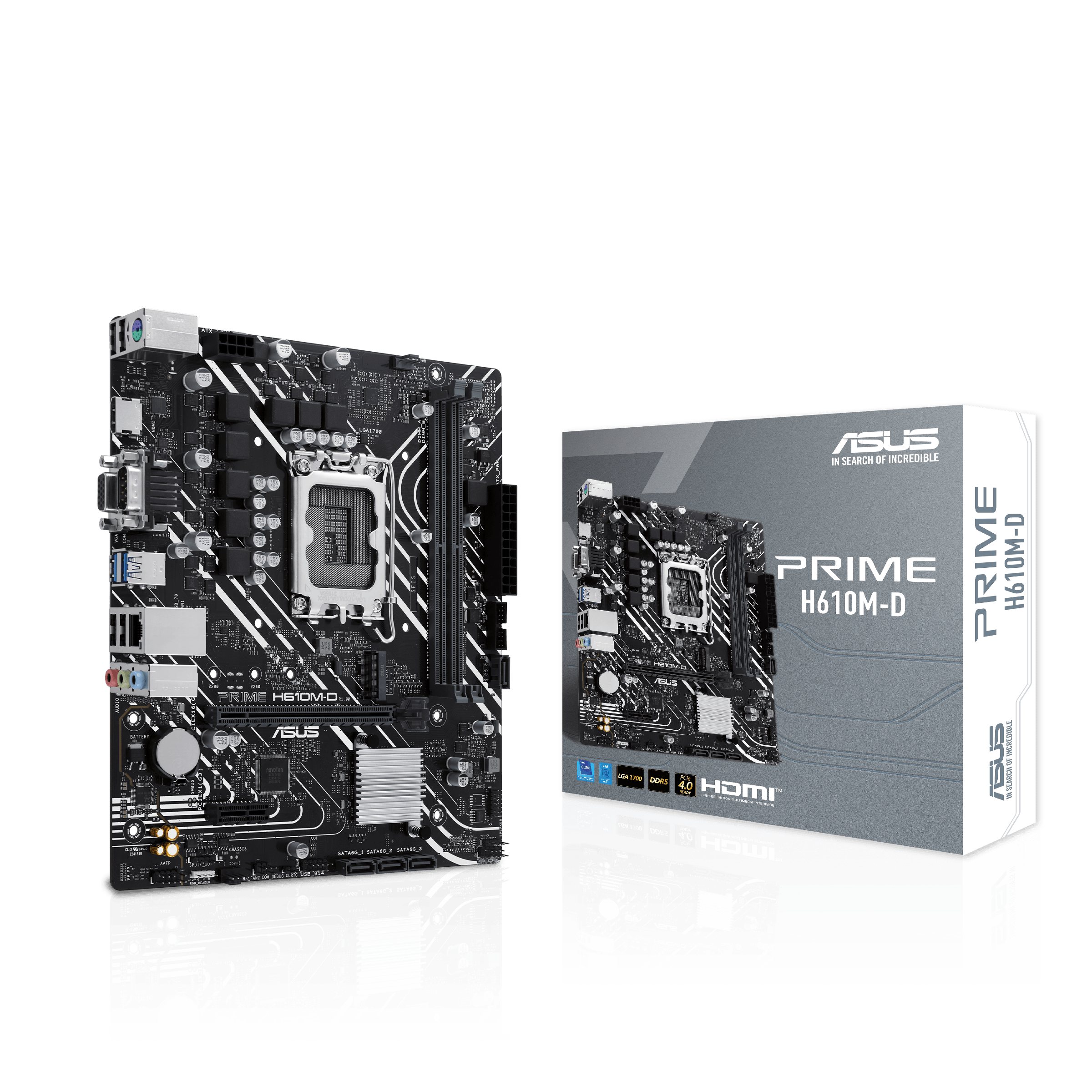 ASUS  Prime H610M-D D5 1700P Vga Hdmi