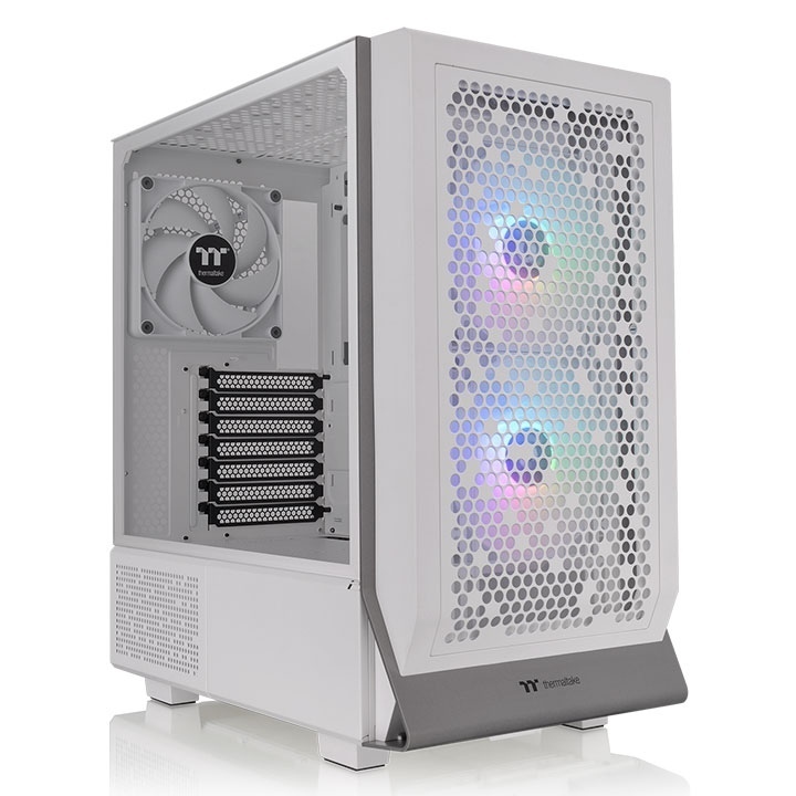 THERMALTAKE  Ceres 300 Beyaz TG 3x140mm ARGB Fanlı, Mesh Panelli MidTower Oyuncu Kasası