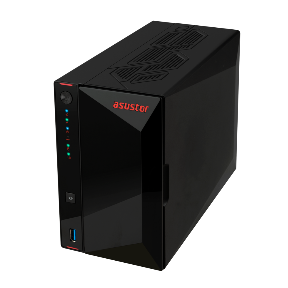 ASUSTOR AS5402T Intel N5105/4GB-DDR4(8GB Ram Desteği)/2 Yuvalı(2x22TB Desteği)-4xM.2/2x 2.5GbE/2x USB 3.2/HDMI 2.0b-85875