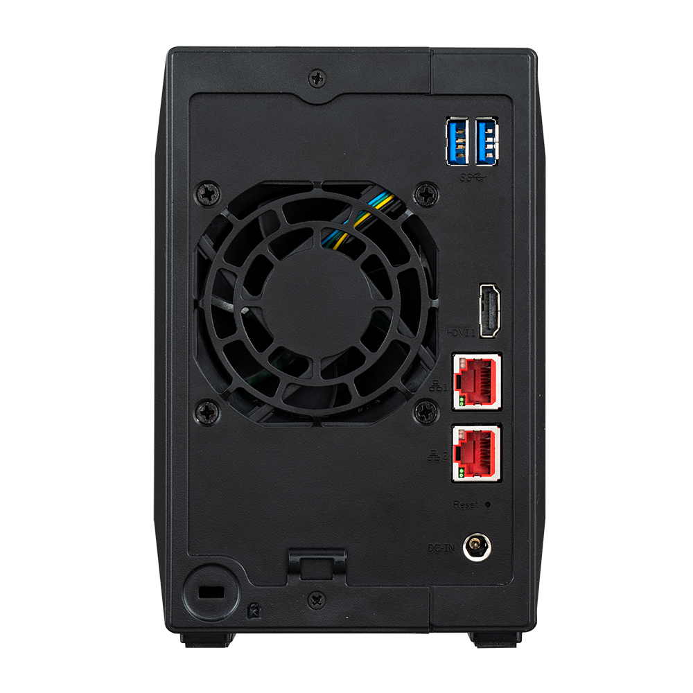 ASUSTOR AS5402T Intel N5105/4GB-DDR4(8GB Ram Desteği)/2 Yuvalı(2x22TB Desteği)-4xM.2/2x 2.5GbE/2x USB 3.2/HDMI 2.0b-85876