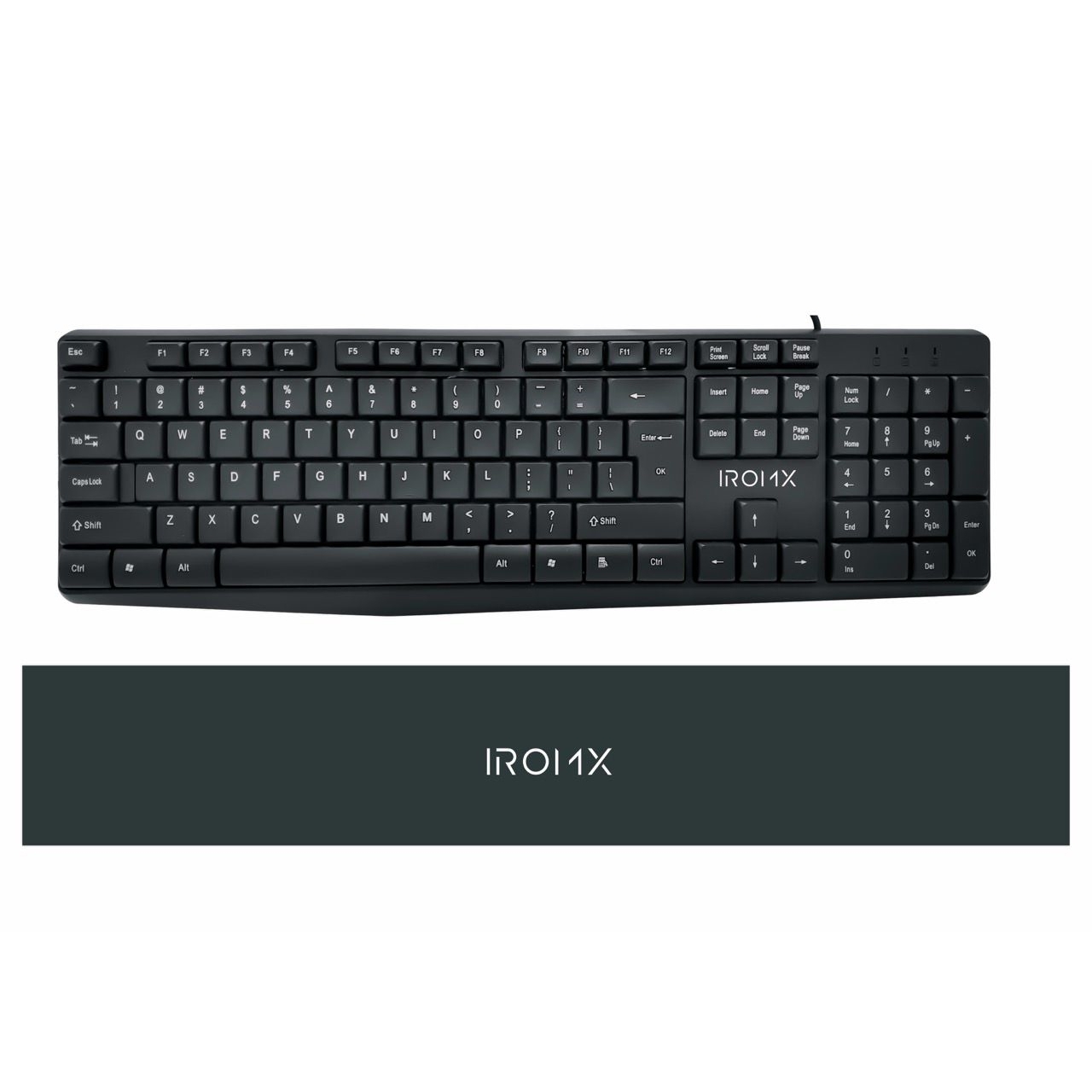 IROMX  SK10X TR KABLOLU STANDART SİYAH Q KLAVYE