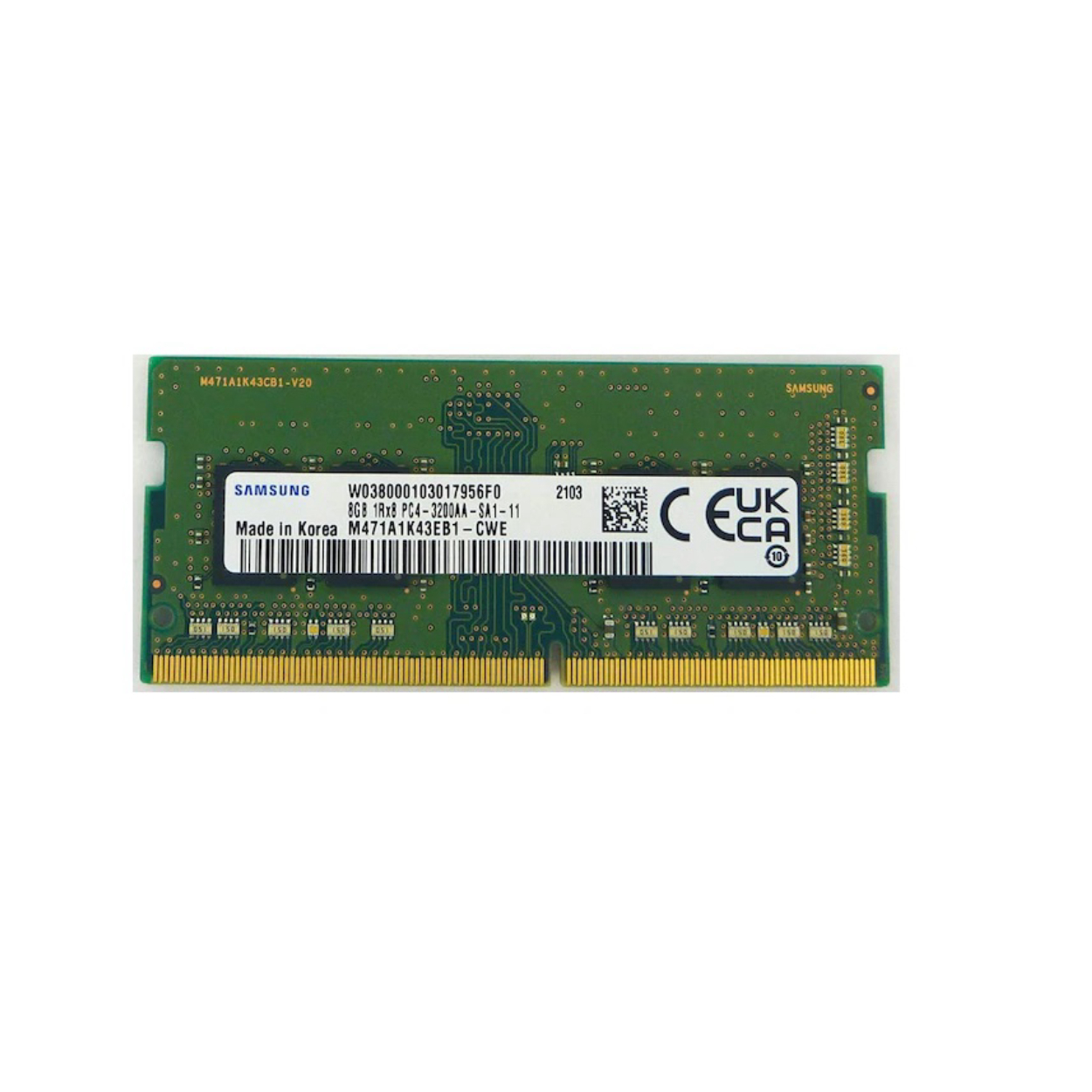 SAMSUNG  8GB DDR4 3200MHZ NOTEBOOK RAM M471A1K43EB1-CWE