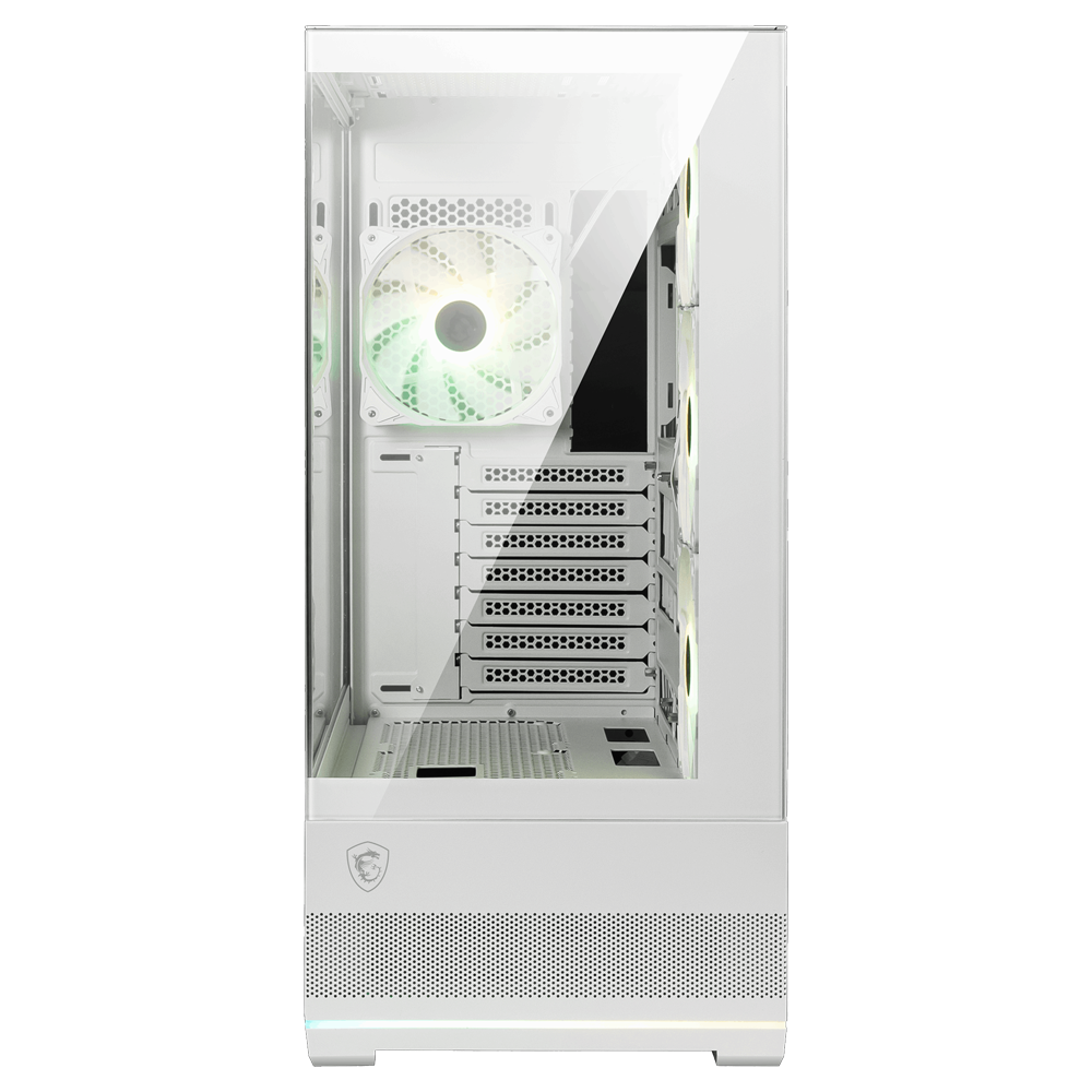 MSI MSI MAG PANO 110R PZ TEMPERLI CAM 3X120MM 1X120MM ARGB FAN ATX BEYAZ PANORAMIK GAMING BILGISAYAR KASASI