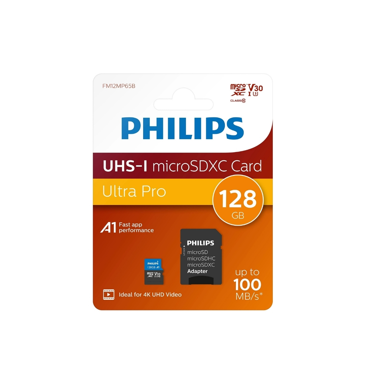 PHILIPS PHILIPS 128GB MICRO SDXC 100 MB/S C10 FM12MP65B/00-82323