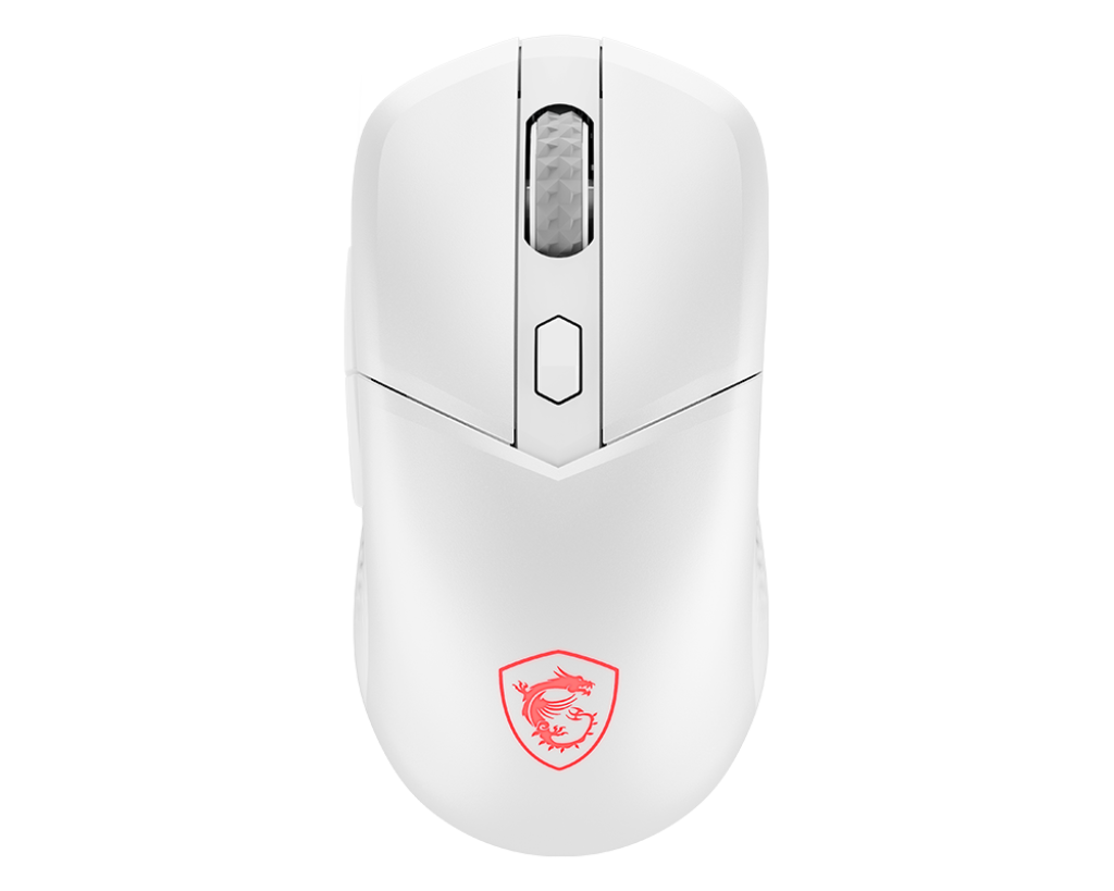 MSI MSI GG VERSA 300 ELITE WIRELESS WHITE 65 GRAM GAMING MOUSE 26000 DPI 1000 Hz / 1MS PIXART PAW-3395DM OMRON MICRO SWITCH RGB LED 2.4 GHz Bluetooth 5.3 USB 2.0 KABLOSUZ MOUSE