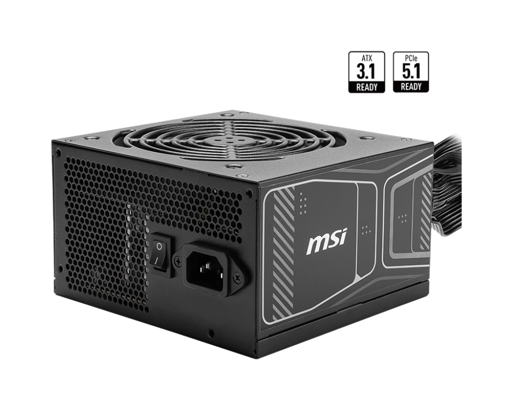 MSI  PSU MAG A750GN PCIE5 750W 80+ GOLD POWER SUPPLY