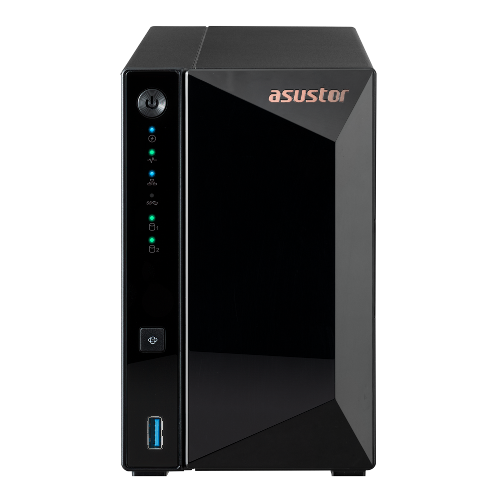 ASUSTOR  AS3302T V2 REALTEK RTD1619B 2 YUVALI 4X22TB DESTEĞİ 2GB DDR4 2.5GbE x1 USB 3.2 x3-96015
