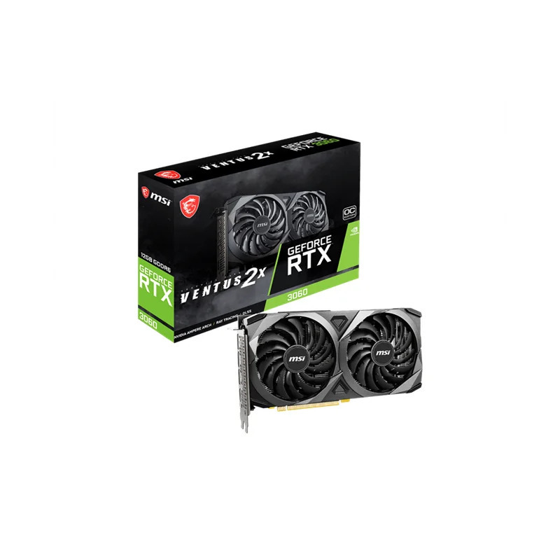 MSI  GEFORCE RTX3060 VENTUS 2X 12G OC 12GB GDDR6 192BIT 1XHDMI 3XDP EKRAN KARTI 