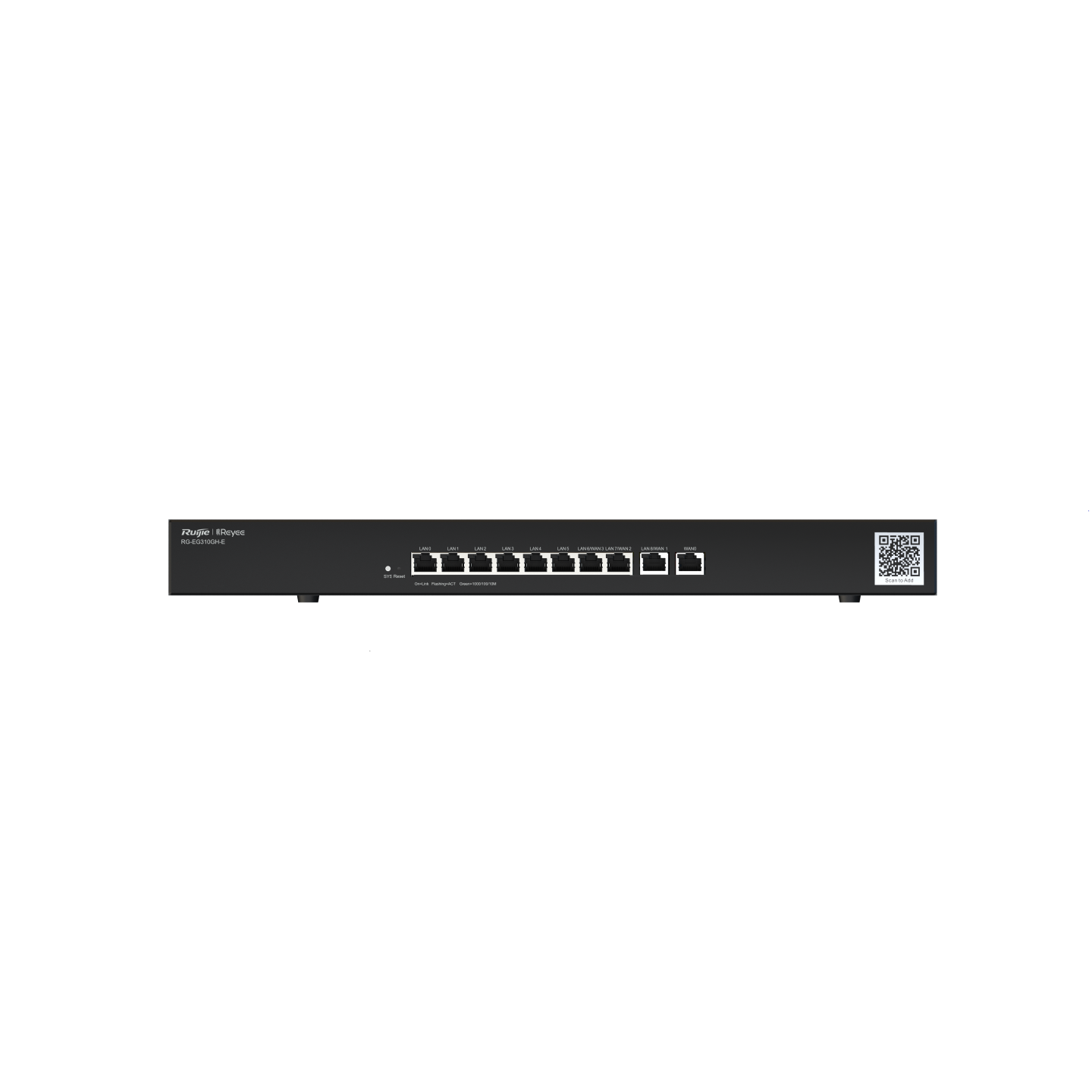 RUIJIE  RG-EG310GH-E 10 PORT GIGABIT 10/100/1000 YONETILEBILIR GATEWAY/ROUTER