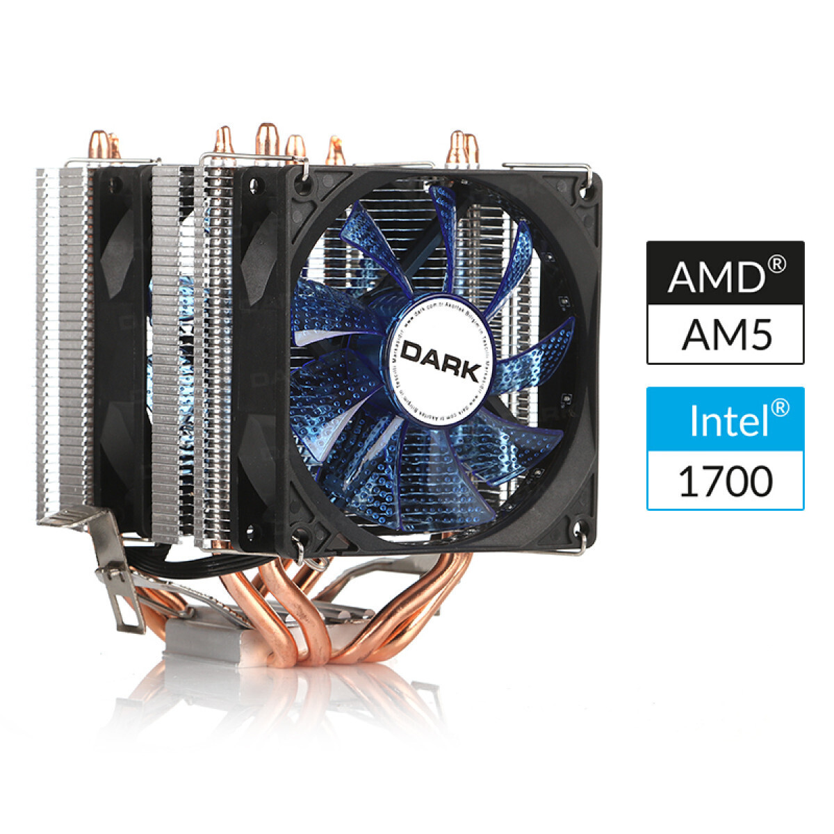 DARK  90mm Freezer X94BL DKCCX94BL Hava Soğutmalı İşlemci Fanı