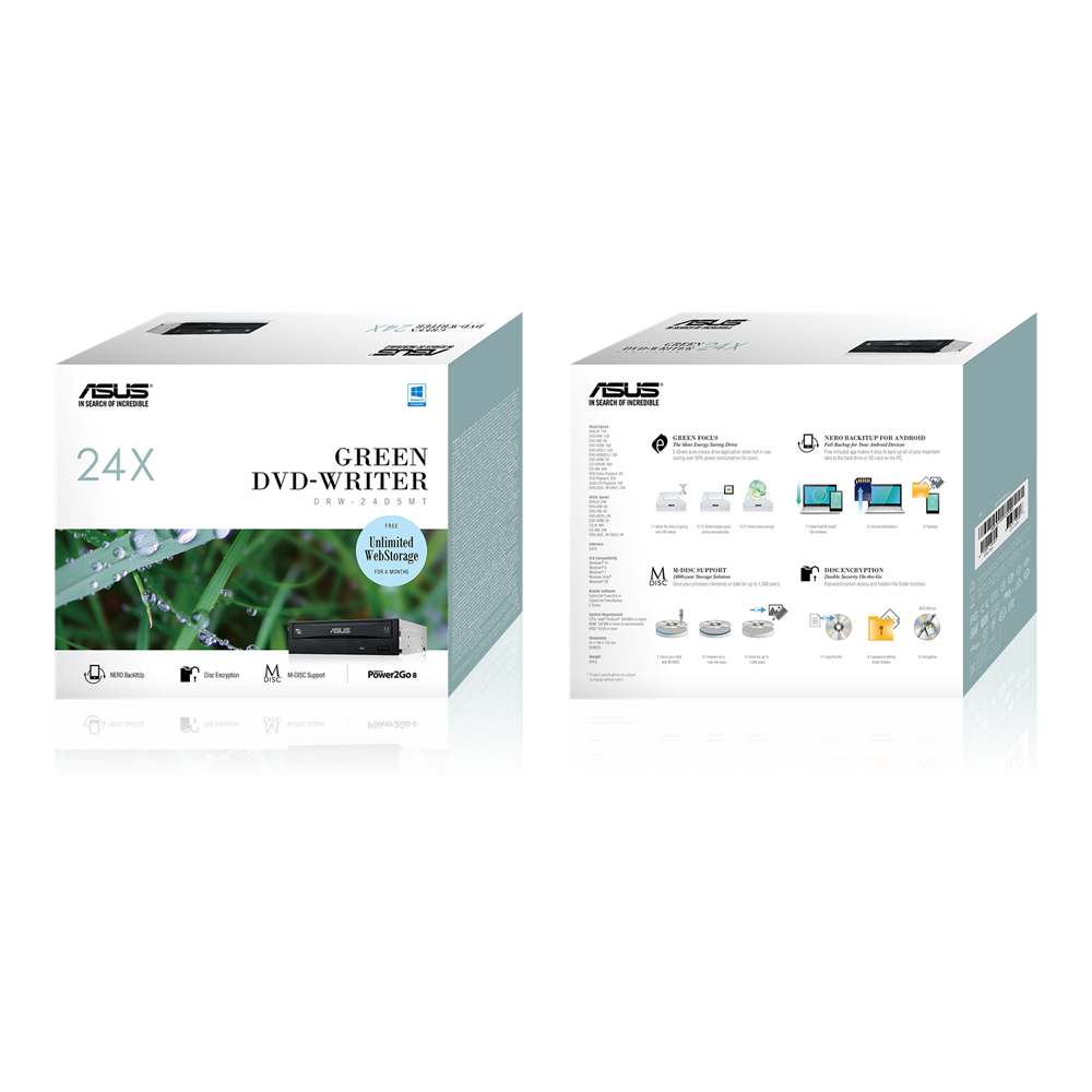 ASUS  DVD RW-24D5MT 24X DAHİLİ SATA BULK (LOGOSUZ)-94750