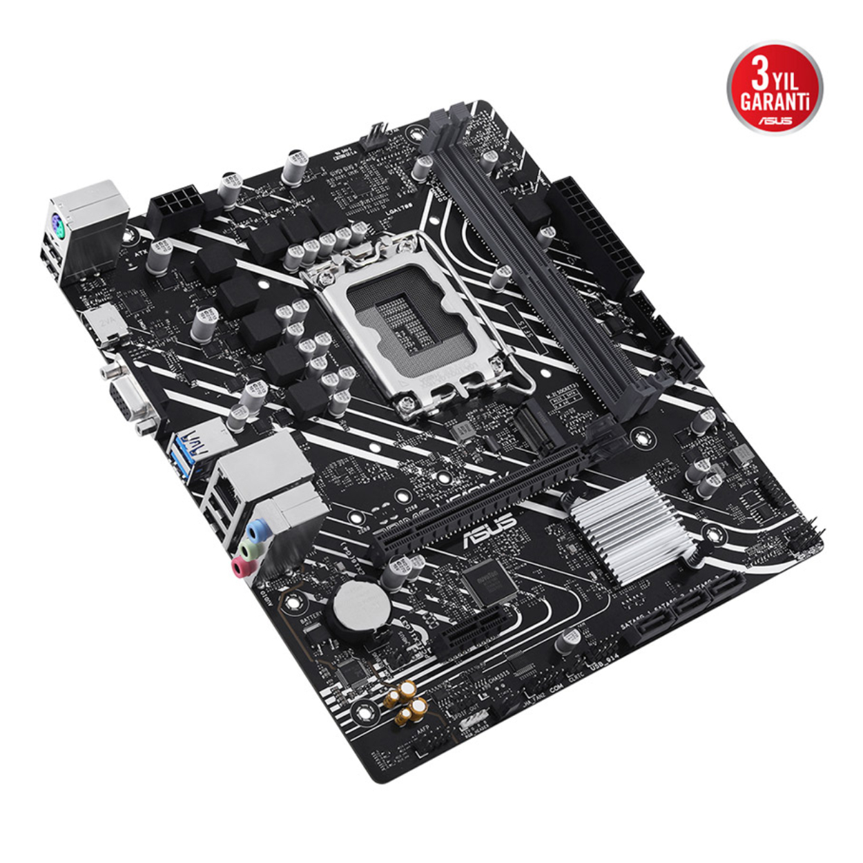 ASUS H610M-K 1700P DDR5 (2xDIMM-96GB) 5600Mhz VGA/DVI/HDMI mATX (90MB1GA0-M0EAY0)-80166