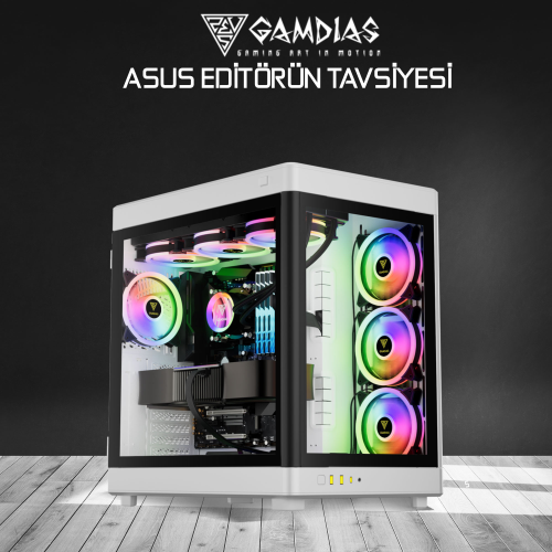 POWERED BY ASUS ASUS EDİTÖRÜN TAVSİYESİ, Ultra 7-265KF, 32Gb DDR5 Ram, 1Tb NVMe SSD, 8Gb GDDR6 RTX4060 Ekran Kartı, 850W Kasa, Free Dos GAMING TAVSİYESİ