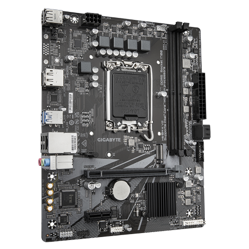 GIGABYTE GIGABYTE H610M K V2, rev.1.0, 2xDDR5, M.2, DP, HDMI, 12-13.Nesil, LGA1700 Soket, Anakart-93276