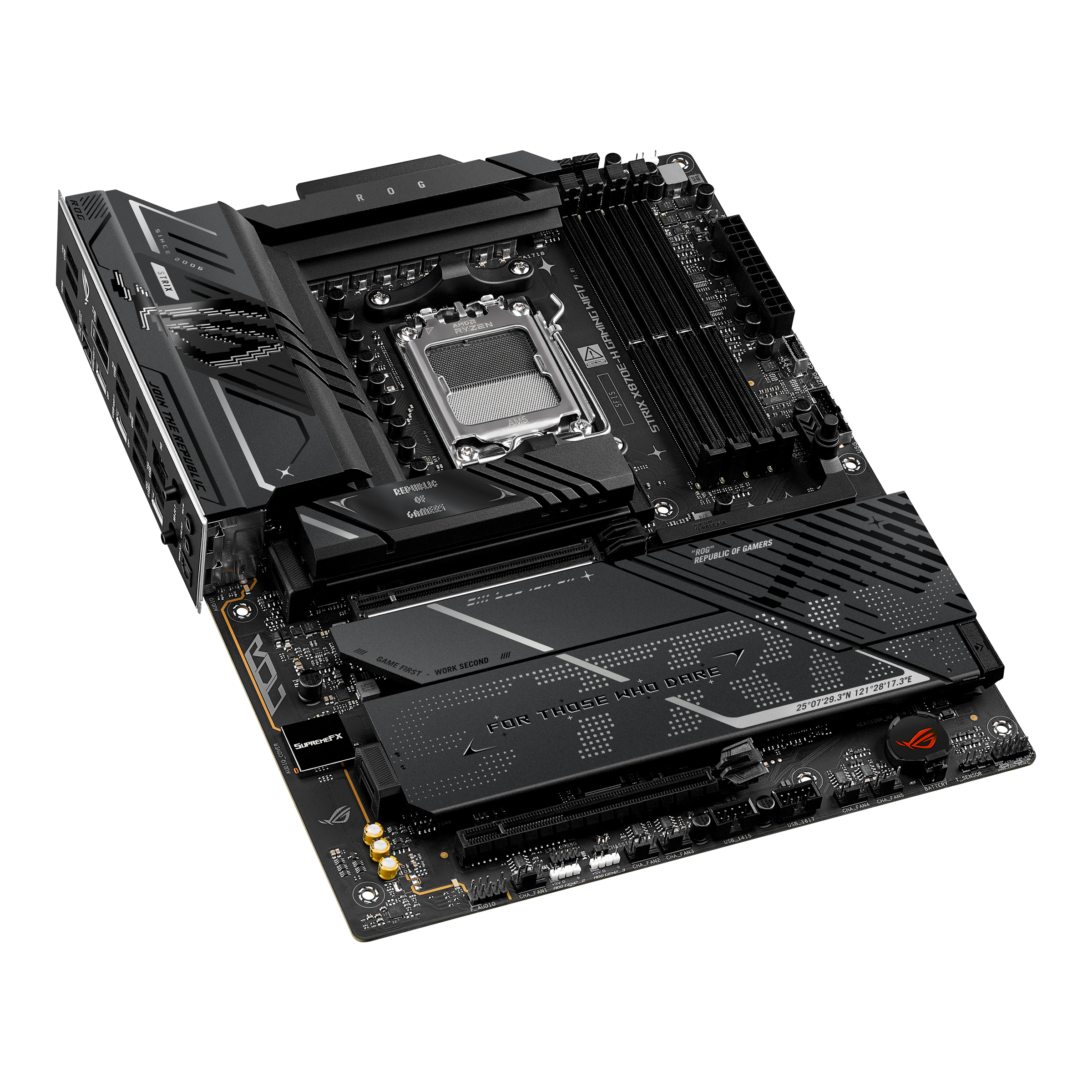 ASUS ASUS ROG STRIX X870E-H GAMING WIFI7, 4xDDR5, 4xM.2, DP, HDMI, Type-C, PCIe 5.0, Wi-Fi 7, Bluetooth v5.4, AM5 Soket GAMING Anakart-94455