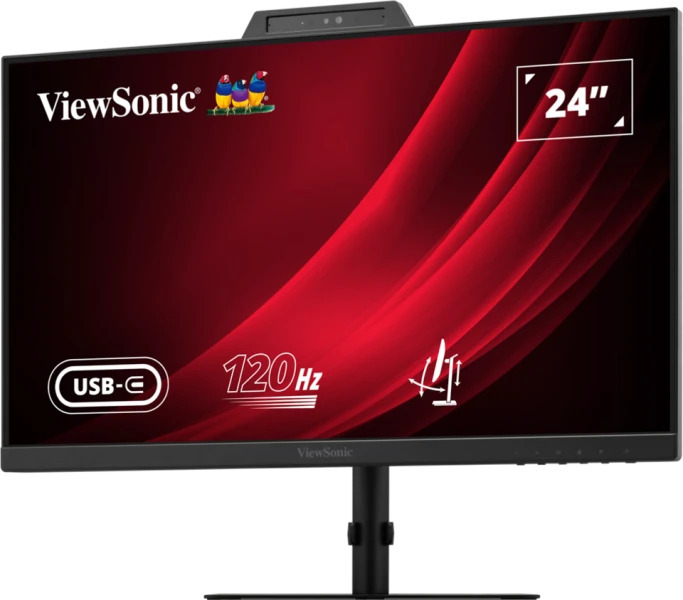 VIEWSONIC VIEWSONIC VG2441V WINDOWS HELLO SETIFIKALI WEB KAMERALI 24” FHD USB-C GORUNTULU KONFERANS MONITORU