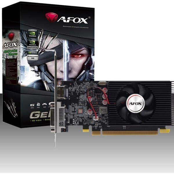 AFOX  GEFORCE GT1030 4GB GDDR4 64Bit (AF1030-4096D4L5)