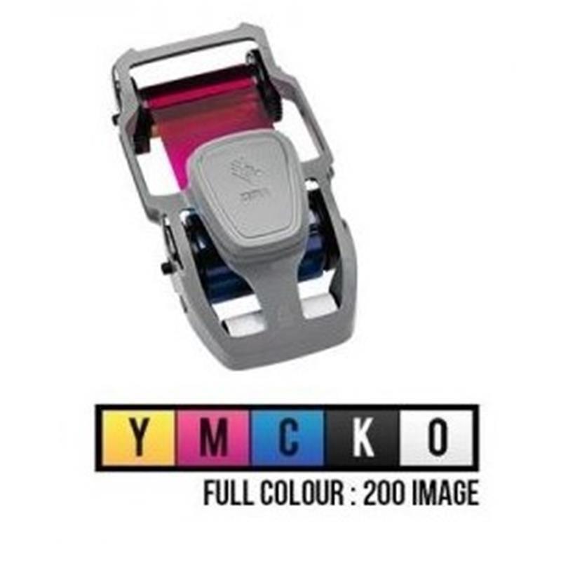 ZEBRA  800300-250EM ZC100/ZC300 UYUMLU TEK YÜZ 200 BASKI RENKLİ RİBON