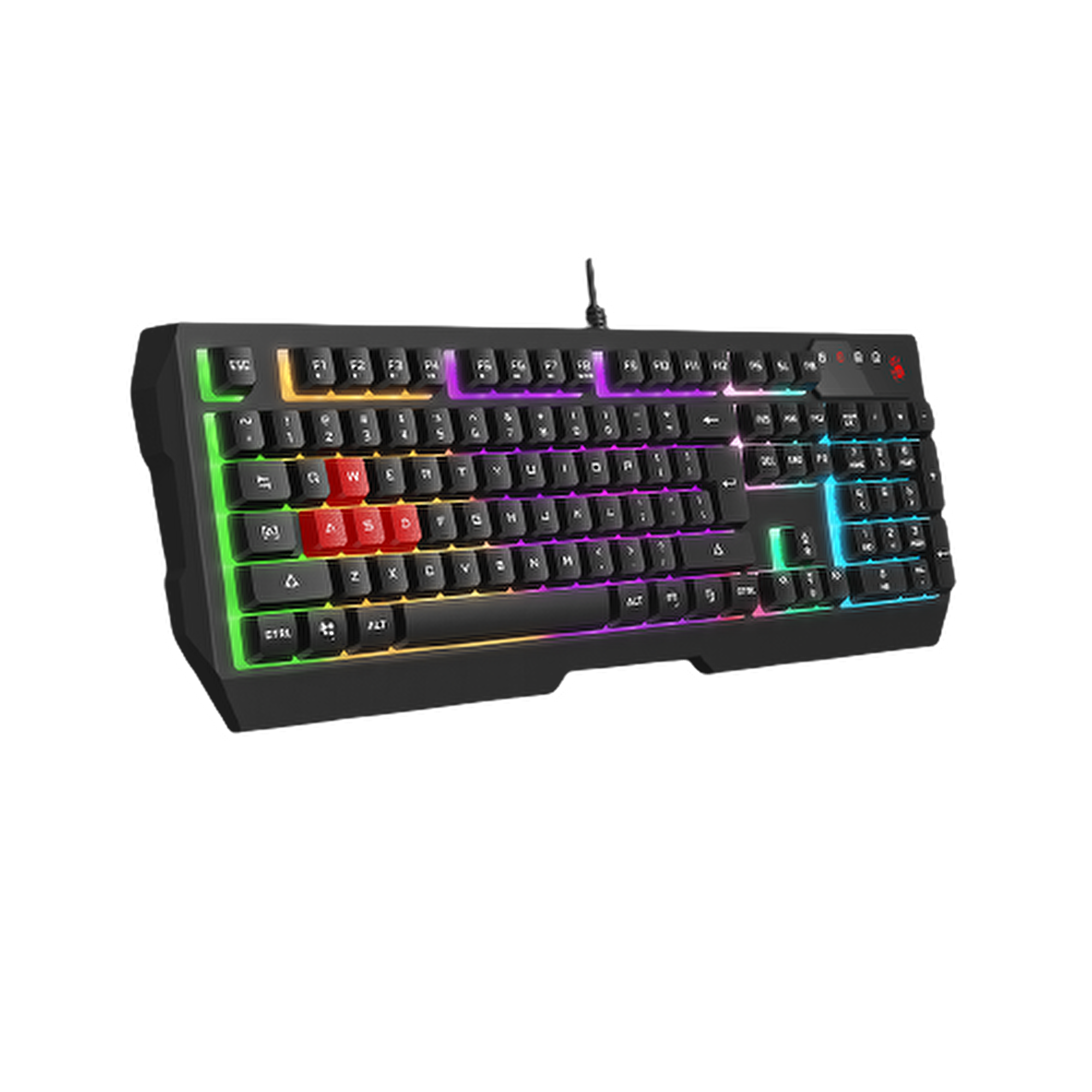 A4TECH A4 TECH BLOODY B135N Q USB SİYAH NEON MM GAMER KLAVYE 