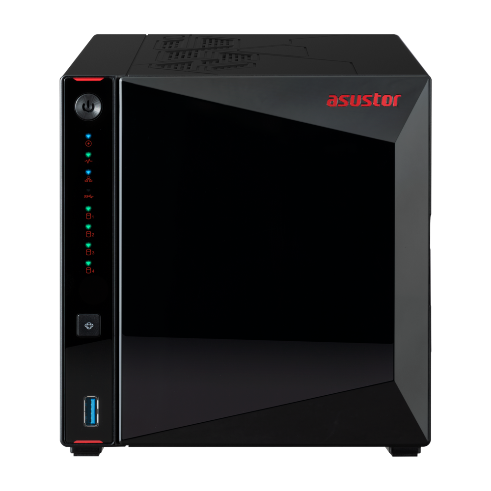 ASUSTOR AS5404T Intel N5105 4 Yuvalı(4X22TB Desteği) 4GB DDR4(8GB Ram Desteği) M.2 x4 2.5GbE x2 USB 3.2 x2 HDMI 2.0b x1-96020