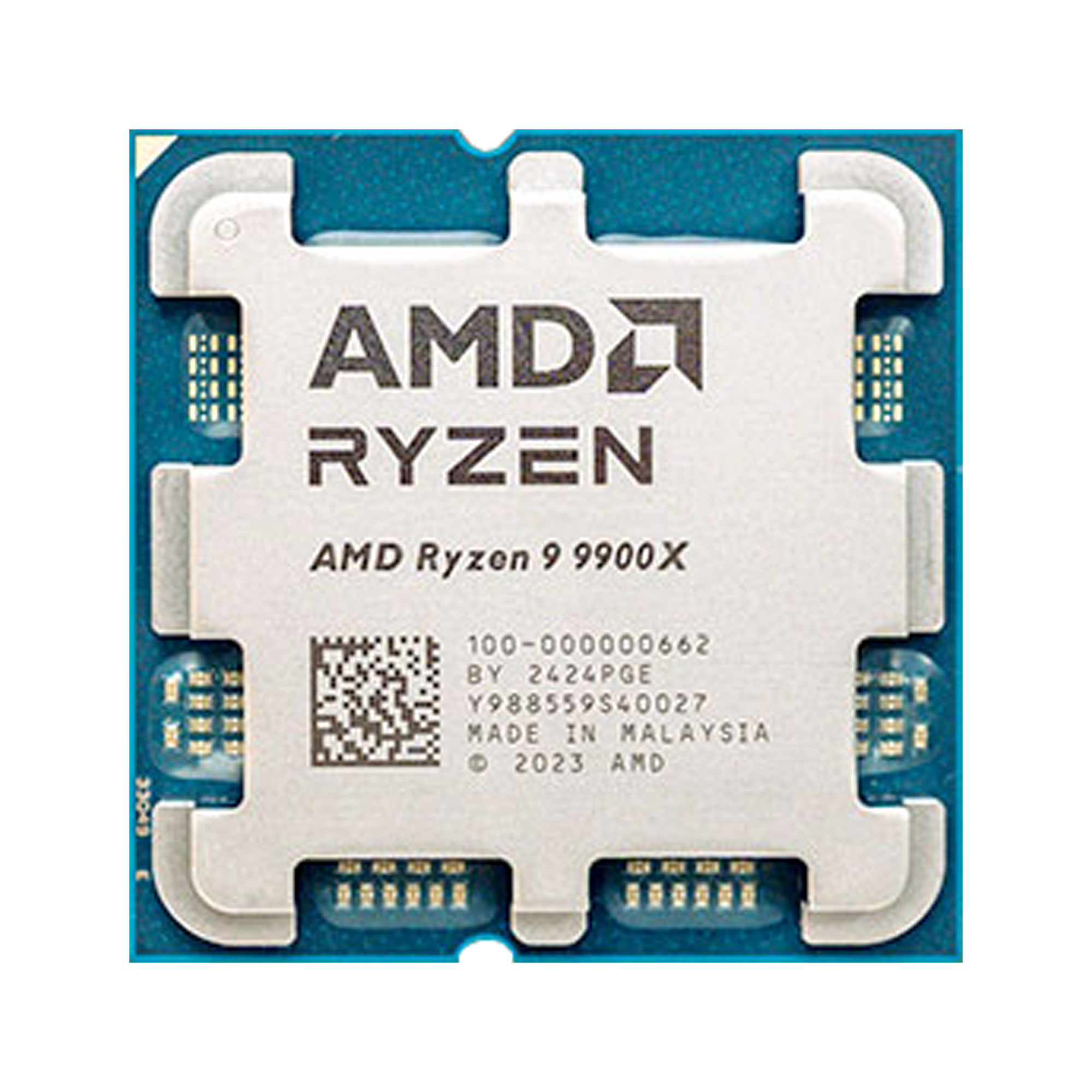 AMD RYZEN 9 9900X, 12 Core, 4,40-5.60GHz, 76Mb Cache, 120W,  AM5 Soket, TRAY (Dahili Grafik VAR, Fan YOK)