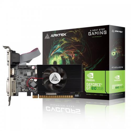 ARKTEK  CYCLOPS, AKN610D3S2GL1, GT610, 2Gb, GDDR3, 64Bit, 1xD-Sub, 1xDVI, 1xHDMI Ekran Kartı