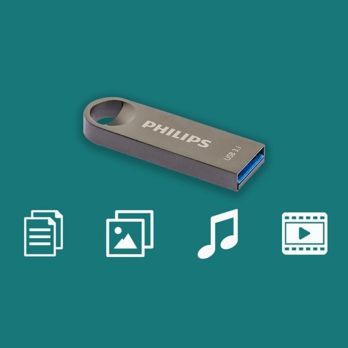 PHILIPS PHILIPS 128GB USB3.1 100/150MB/S FM12FD165B/00-84310