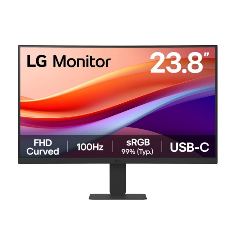 LG 23.8 LG 24U421A-B FHD 5MS 100HZ HDMI USB-C CURVED