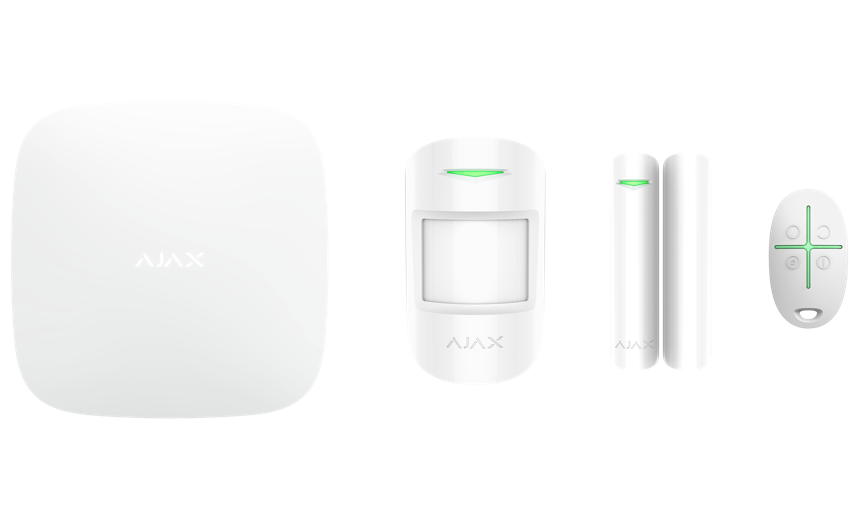 AJAX   StarterKit, Kablosuz, Alarm Kiti, BEYAZ