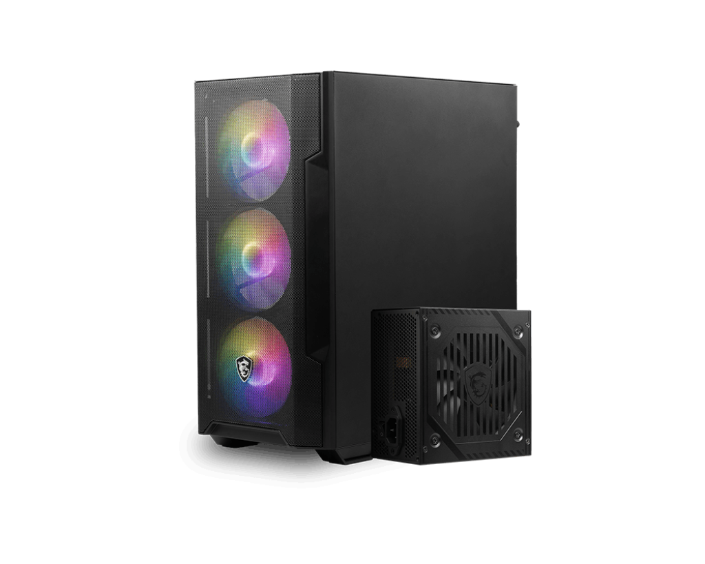 MSI  MAG FORGE M100A D60 600W 80+ Bronze mATX Kasa-89242