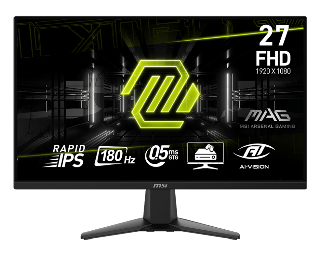 MSI MAG 275F 27" 0.5ms 180Hz 1920x1080(FHD) IPS HDMI+DP Flat Gaming Monitör