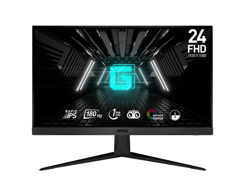 MSI  G2412F 23.8 FLAT RAPID IPS 1920x1080 (FHD) 16:9 180HZ 1MS ADAPTIVE-SYNC GAMING MONITOR-95708