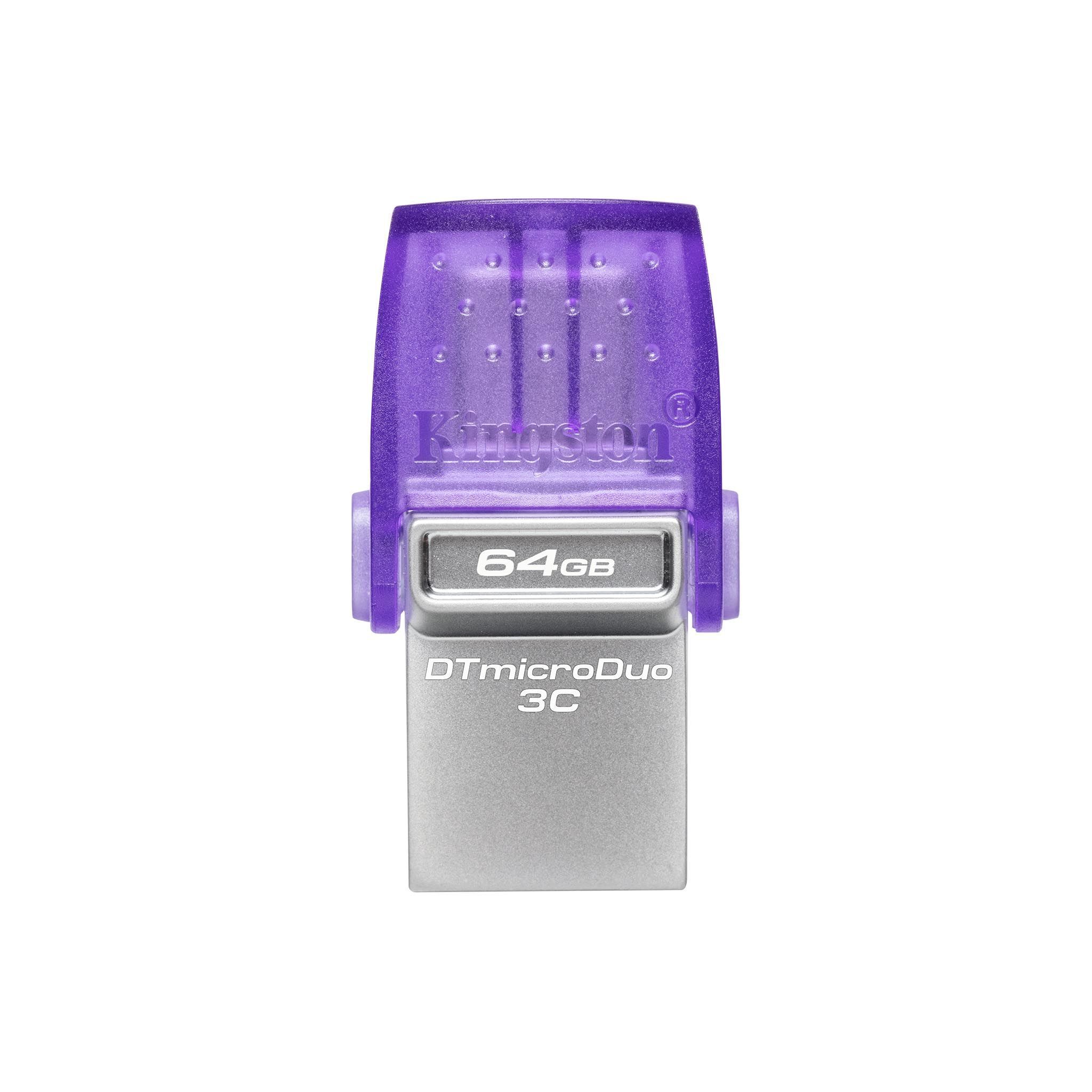 KINGSTON DTDUO3CG3/64GB 64GB DataTraveler Microduo Typc C USB Bellek-95721