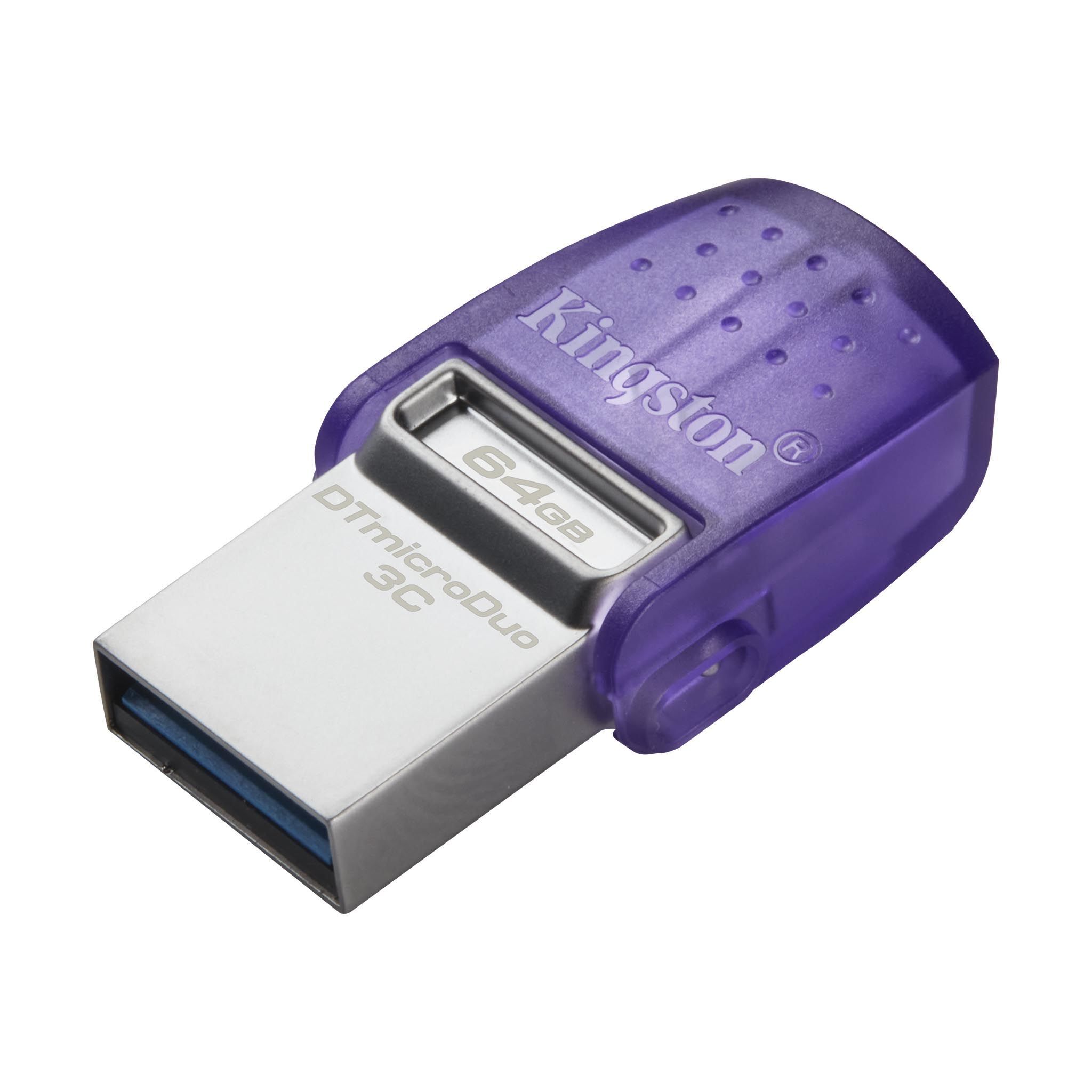 KINGSTON DTDUO3CG3/64GB 64GB DataTraveler Microduo Typc C USB Bellek-95722