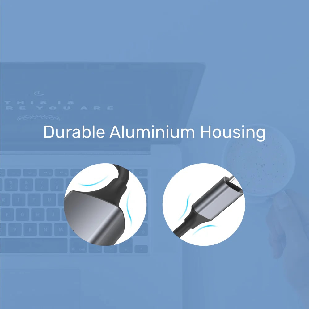 UNITEK USB3.1 TYPE-C TO GIGABIT ETHERNET DÖNÜŞTÜRÜCÜ (U1312A)-76717