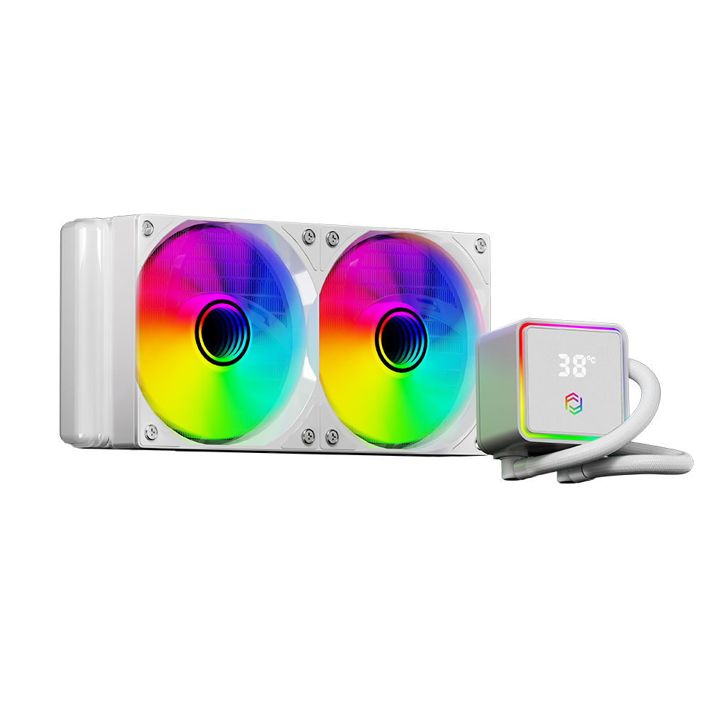 FRISBY FRISBY FCL-240W ARGB 240 LIQUID COOLER WHITE