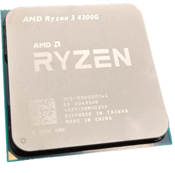 AMD  RYZEN 3 4300G 3.8GHz 4MB AM4 BOX (65W) +RADEON GRAPHICS-93163