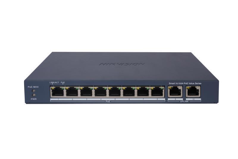 HIKVISION Hikvision DS-3E1310P-EI/M 8Port 10/100 Yönetilebilir PoE 60W Switch