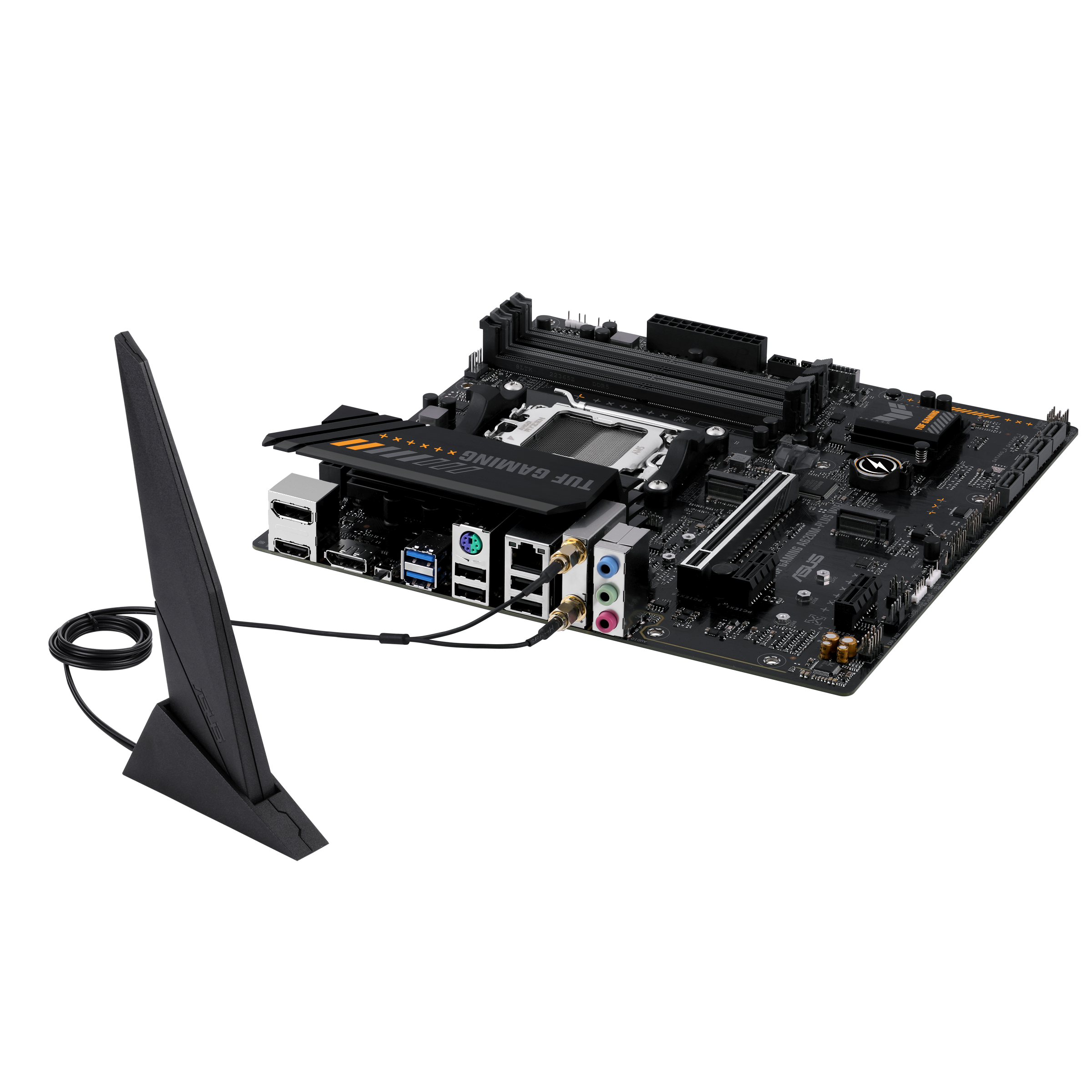 ASUS  TUF GAMING A620M-PLUS WIFI AM5 DDR5 6400 HDMI DP M2 BT RGB GBit mATX-93725