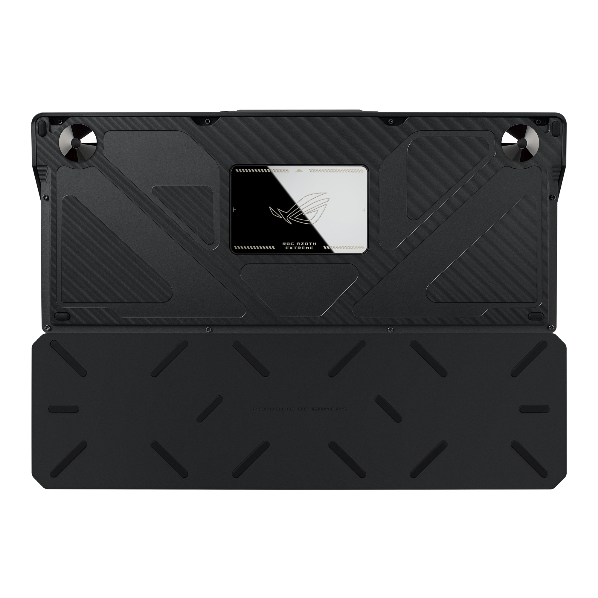 ASUS  ROG AZOTH EXTREME 75 CUSTOM OYUN KLAVYESİ ALÜMİNYUM VE KARBON FİBER ŞASE AYARLANABİLİR CONTA MONTAJI ÜÇ KATMANLI SES AZALTI-95814