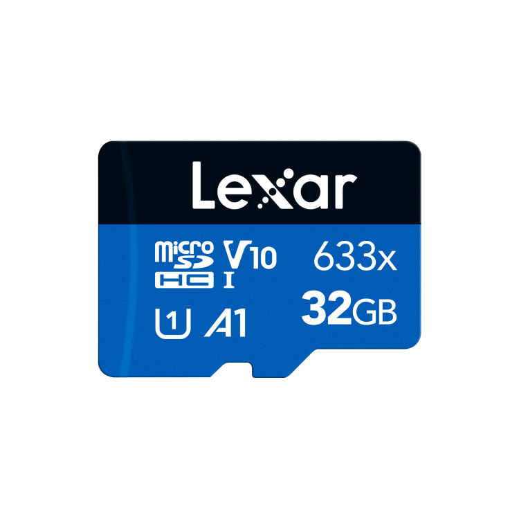 LEXAR 32GB LSDMI32GBB633A 633X MIKRO SDHC UHS-I WITH SD ADAPTER 100MB/S OKUMA 20MB/S YAZMA C10 A1 V10 U1