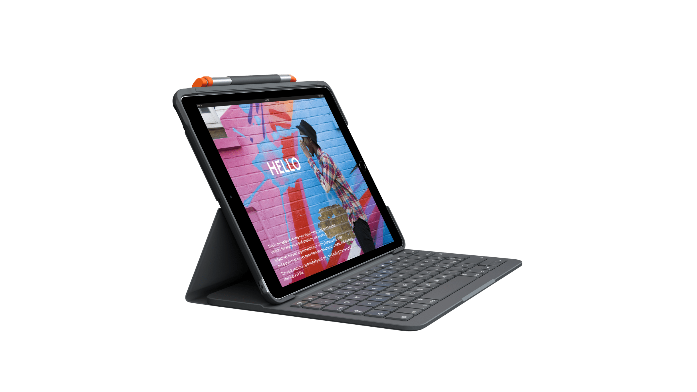 LOGITECH LOGİTECH SLİM FOLİO - SİYAH 10.2- (7.NESİL İÇİN) 920-009481