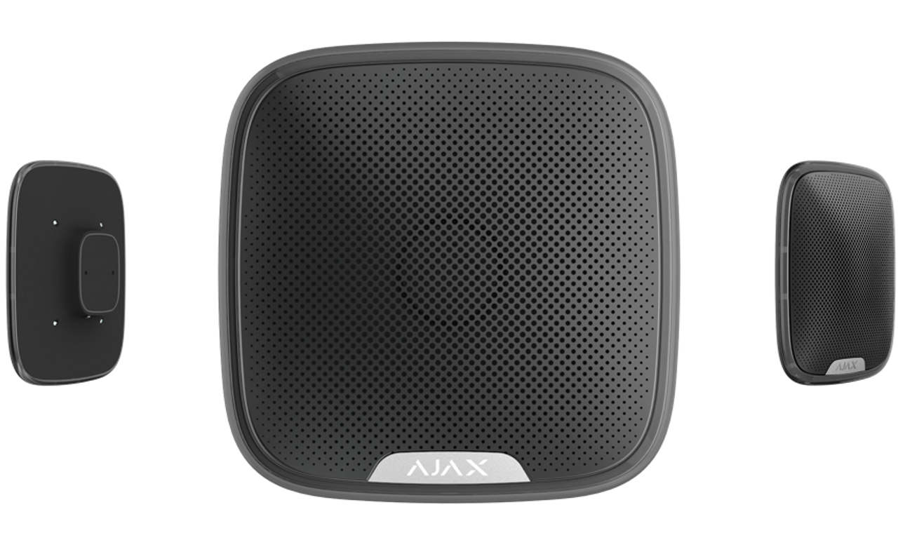 AJAX  StreetSiren, Kablosuz, Harici Siren, SİYAH