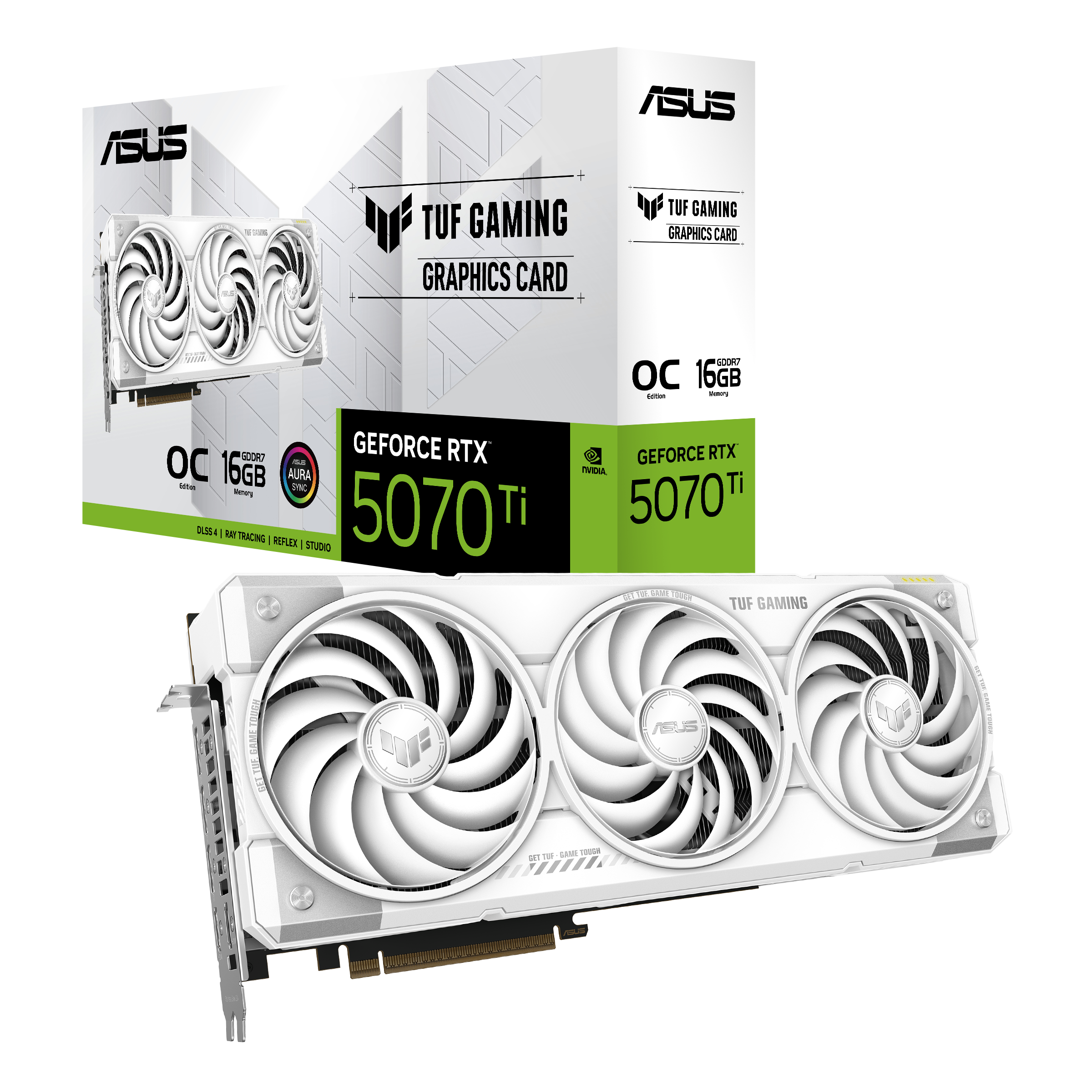 ASUS ASUS TUF-RTX5070TI-O16G-WHITE-GAMING-NVI